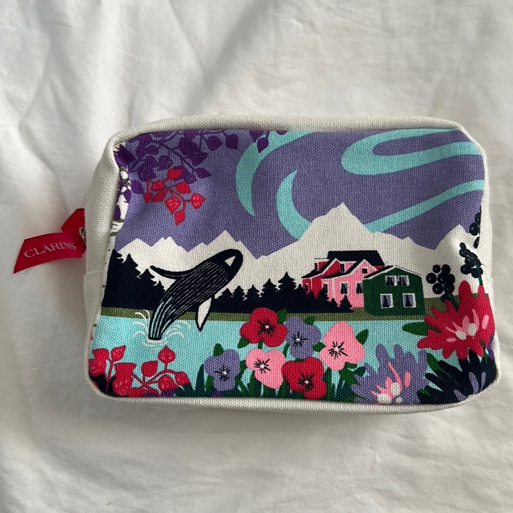 CLARINS MAKEUP TOILETRY BAG